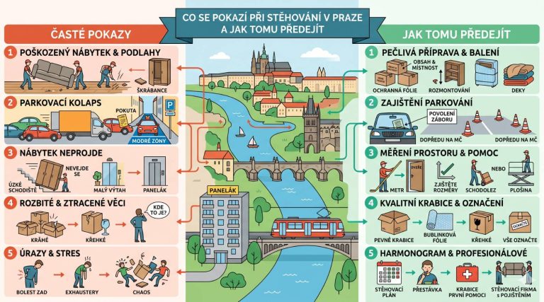 Stehovani v Praze