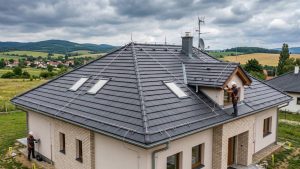 Blog 3 Hromosvod po nové střeše: drát na hřebenu nestačí